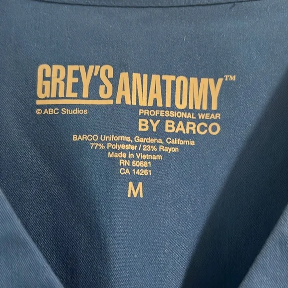 Grey’s Anatomy Scrub Top by Barco Women’s Medium - Picture 4 of 7